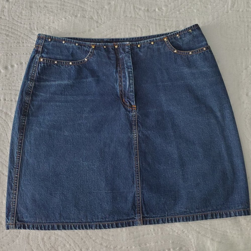 Vintage NY&Co New York & Company Denim Skirt